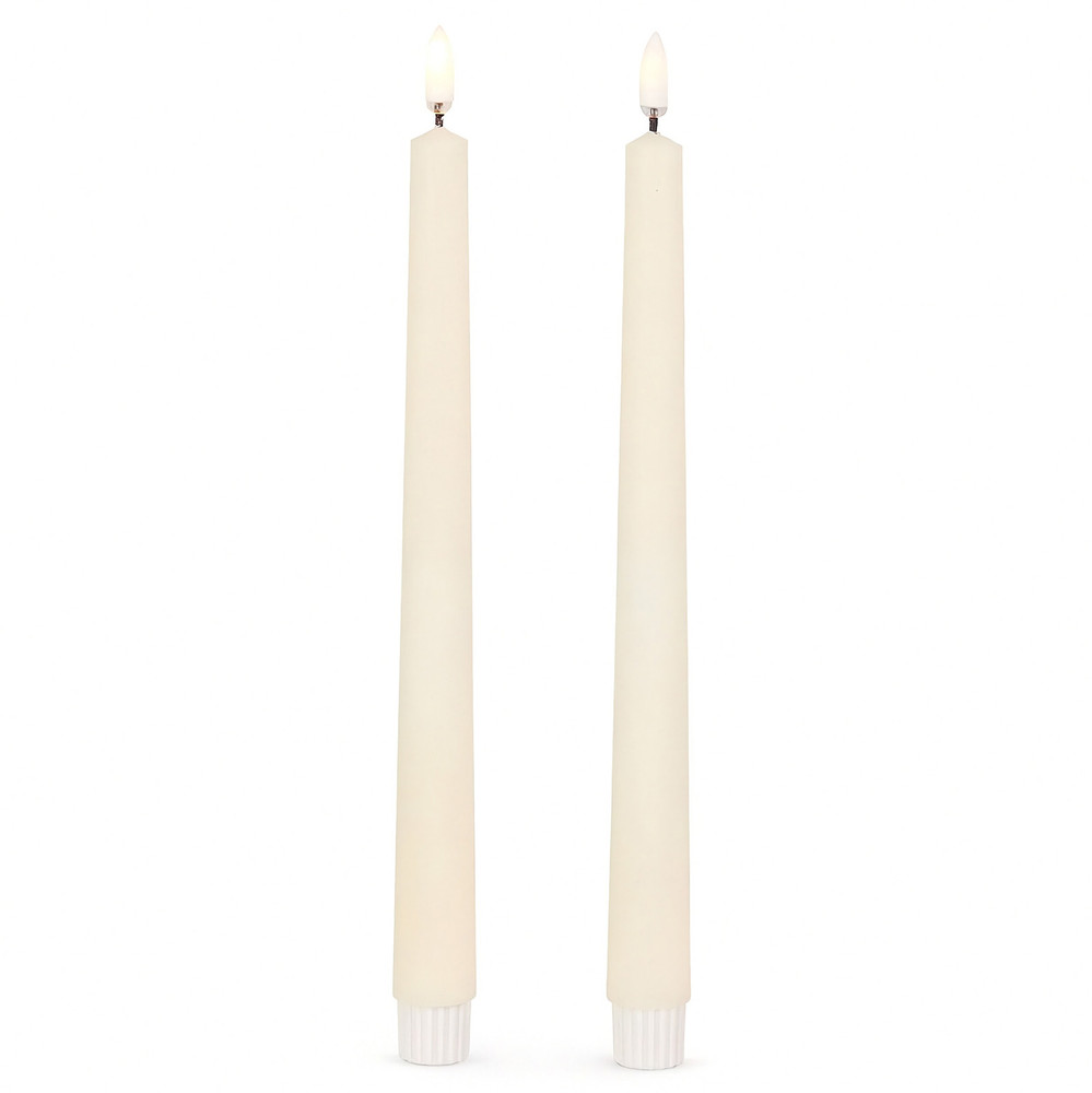 Raz Flameless Taper Candles 11", Set of 2 | The Shops at Colonial Williamsburg