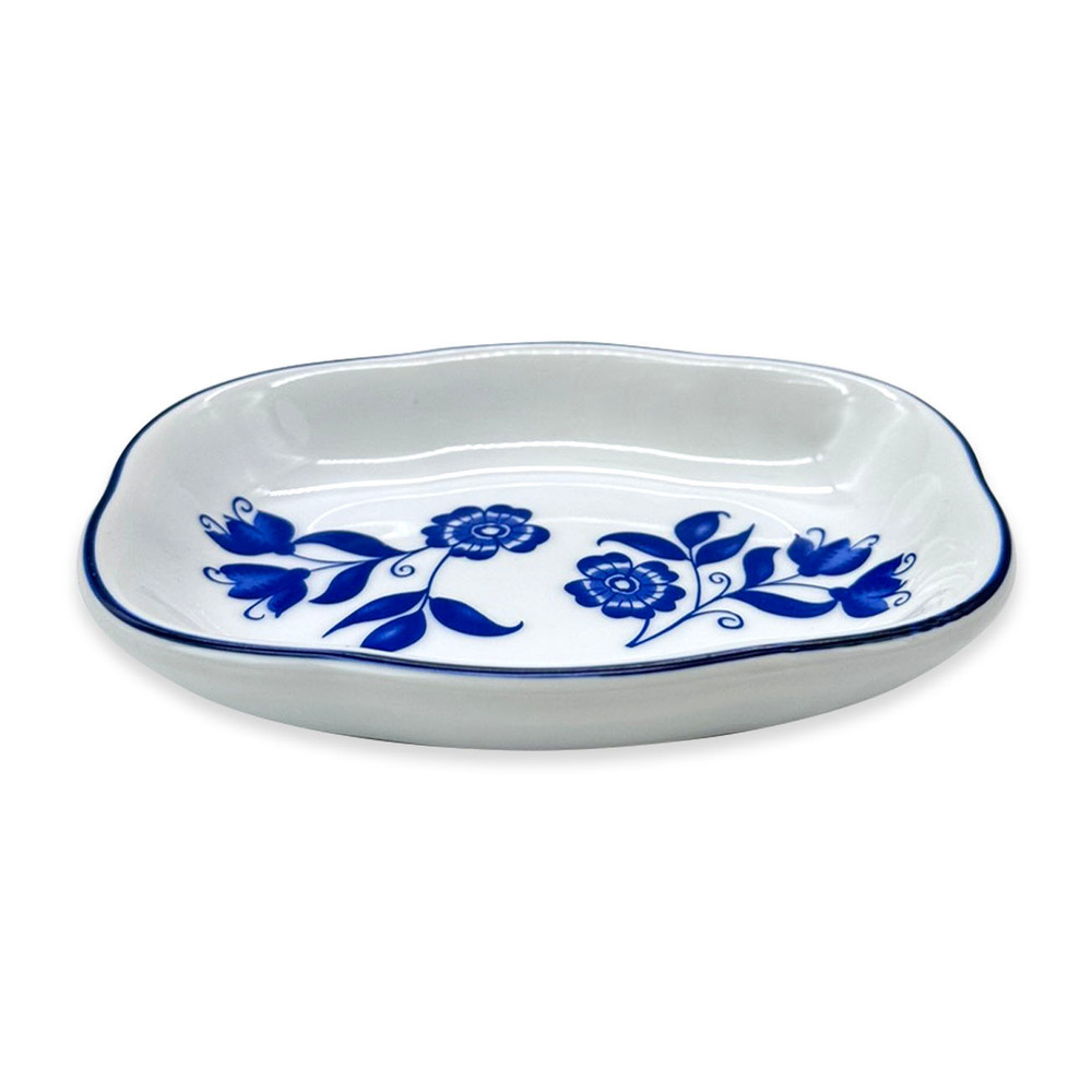 Blue Delft Flowers Soap Dish