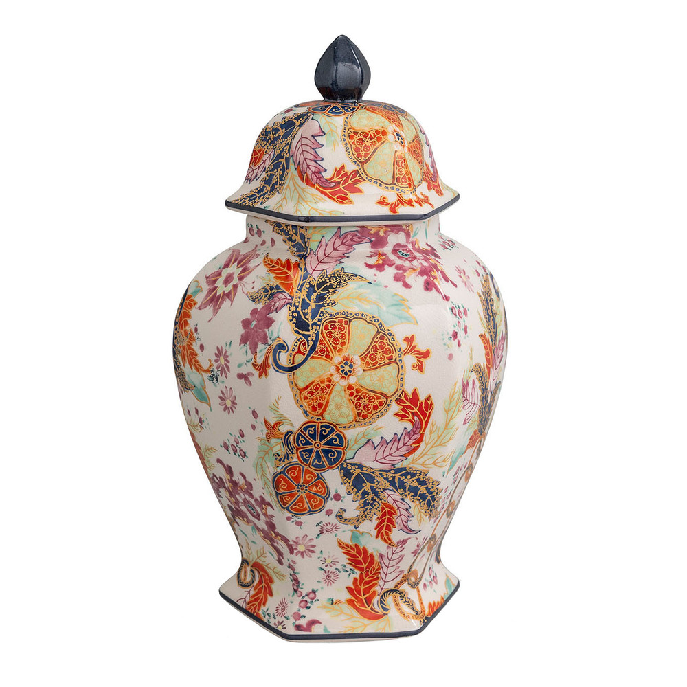 WILLIAMSBURG Tobacco Leaf Hex Jar by Port 68 | The Shops at Colonial Williamsburg