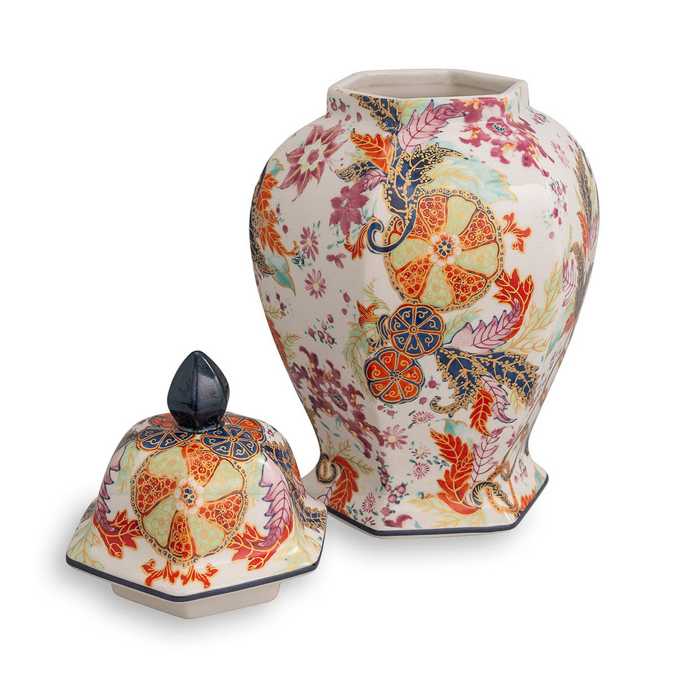 WILLIAMSBURG Tobacco Leaf Hex Jar by Port 68 | The Shops at Colonial Williamsburg