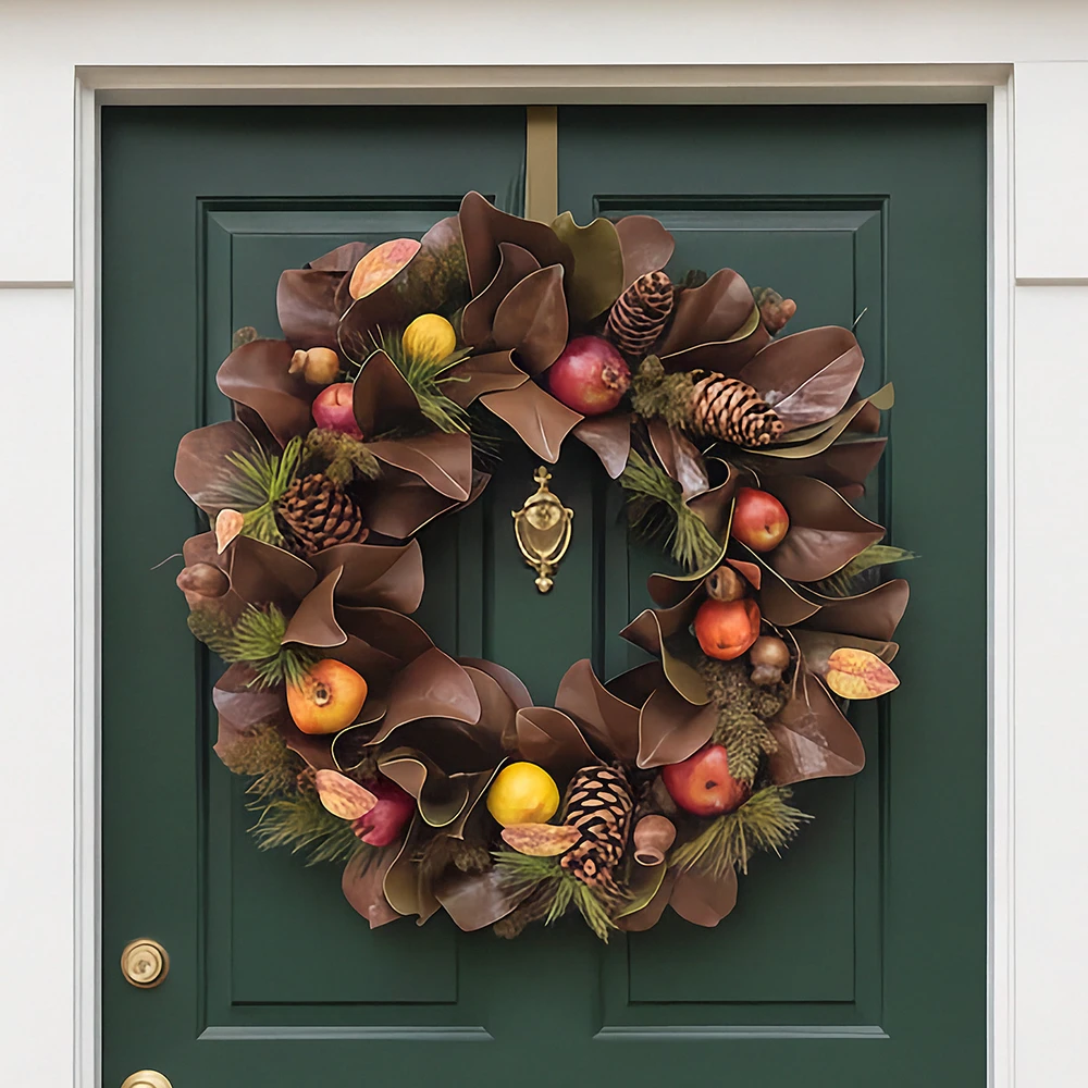 Magnolia Leaves & Fruit Wreath 24" | The Shops at Colonial Williamsburg