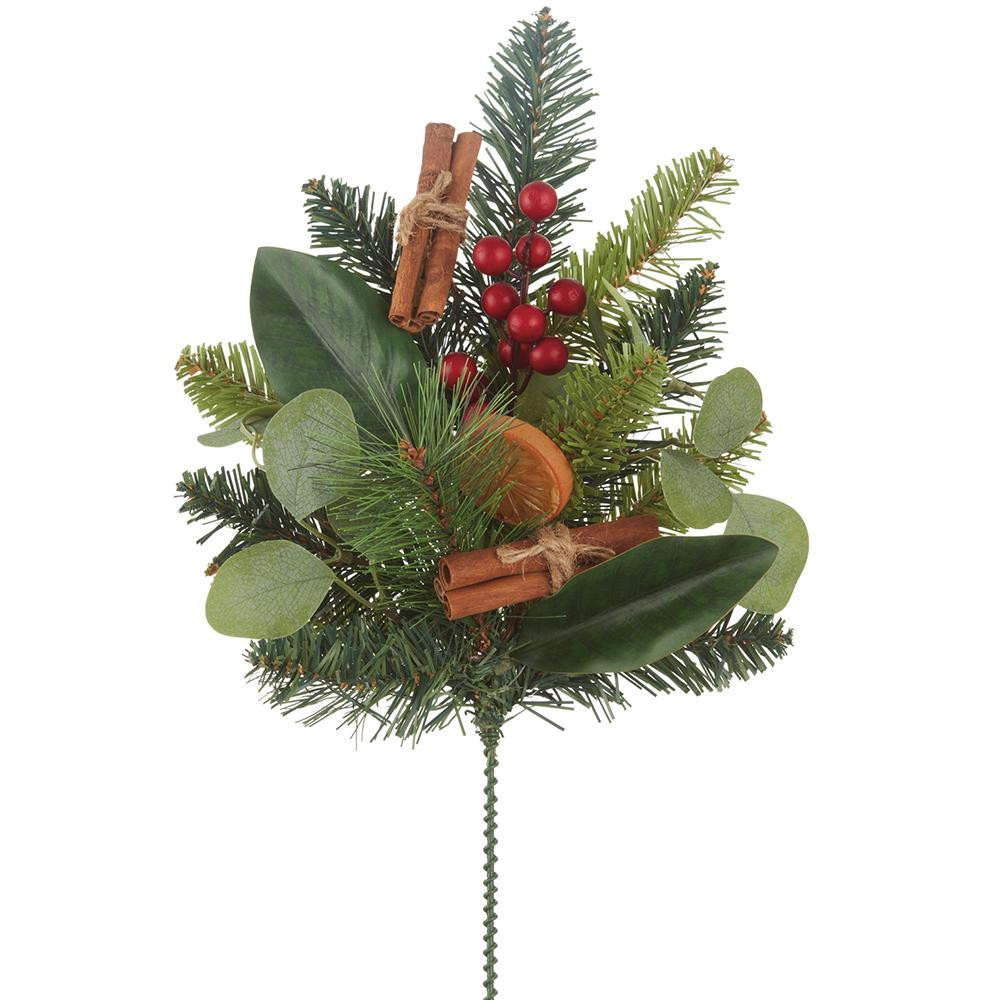 Orange, Pine, and Cinnamon Stick Holiday Pick 18" | The Shops at Colonial Williamsburg