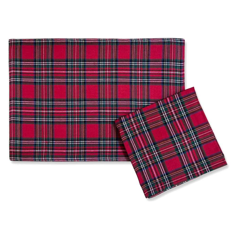 Red Plaid Placemat | The Shops at Colonial Williamsburg