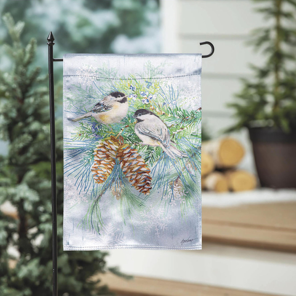 Winter Frost Garden Flag 18" | The Shops at Colonial Williamsburg