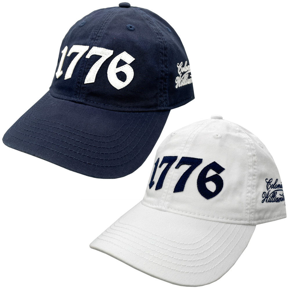 Colonial Williamsburg "1776" Appliqued Adult Baseball Cap | The Shops at Colonial Williamsburg