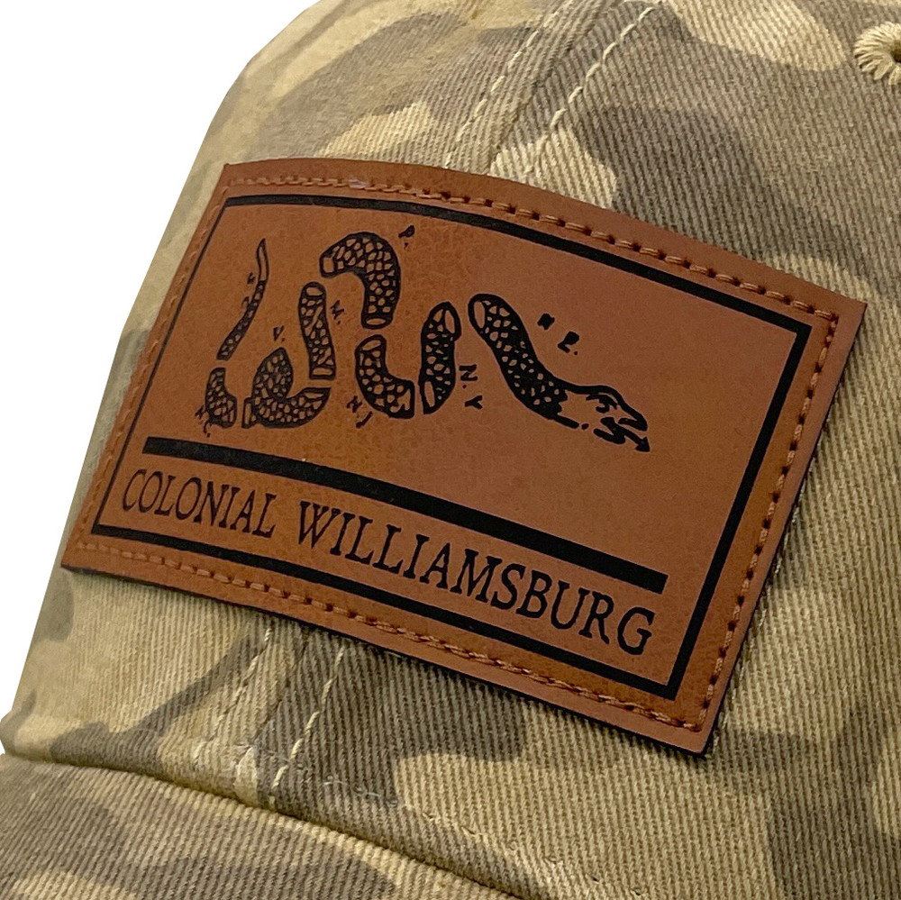 Colonial Williamsburg "Join or Die" Camo Adult Baseball Cap | The Shops at Colonial Williamsburg