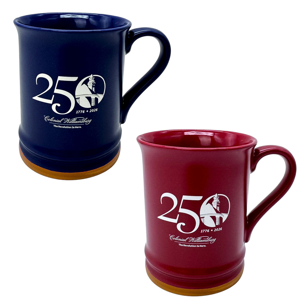 Colonial Williamsburg 250th Anniversary Souvenir Mug | The Shops at Colonial Williamsburg