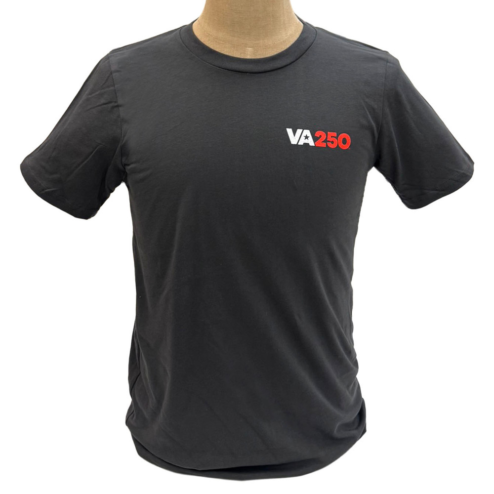 VA250 Historic Museums Collaboration Adult Grey T-Shirt | The Shops at Colonial Williamsburg