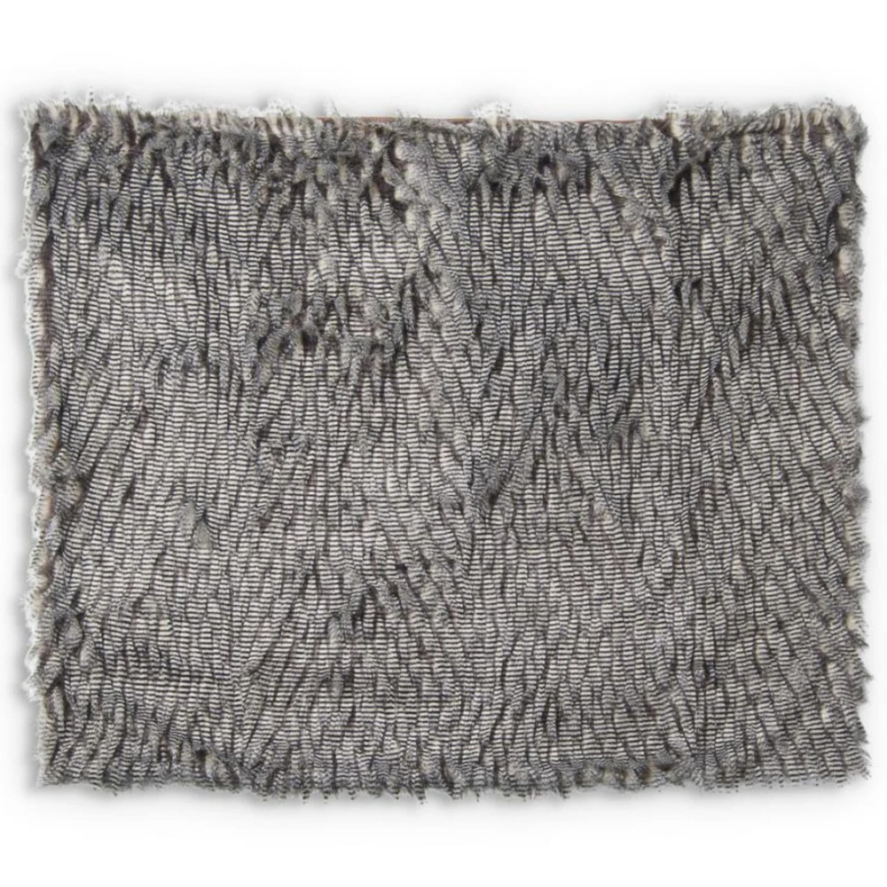 Three Tone Faux Fur Throw | The Shops at Colonial Williamsburg