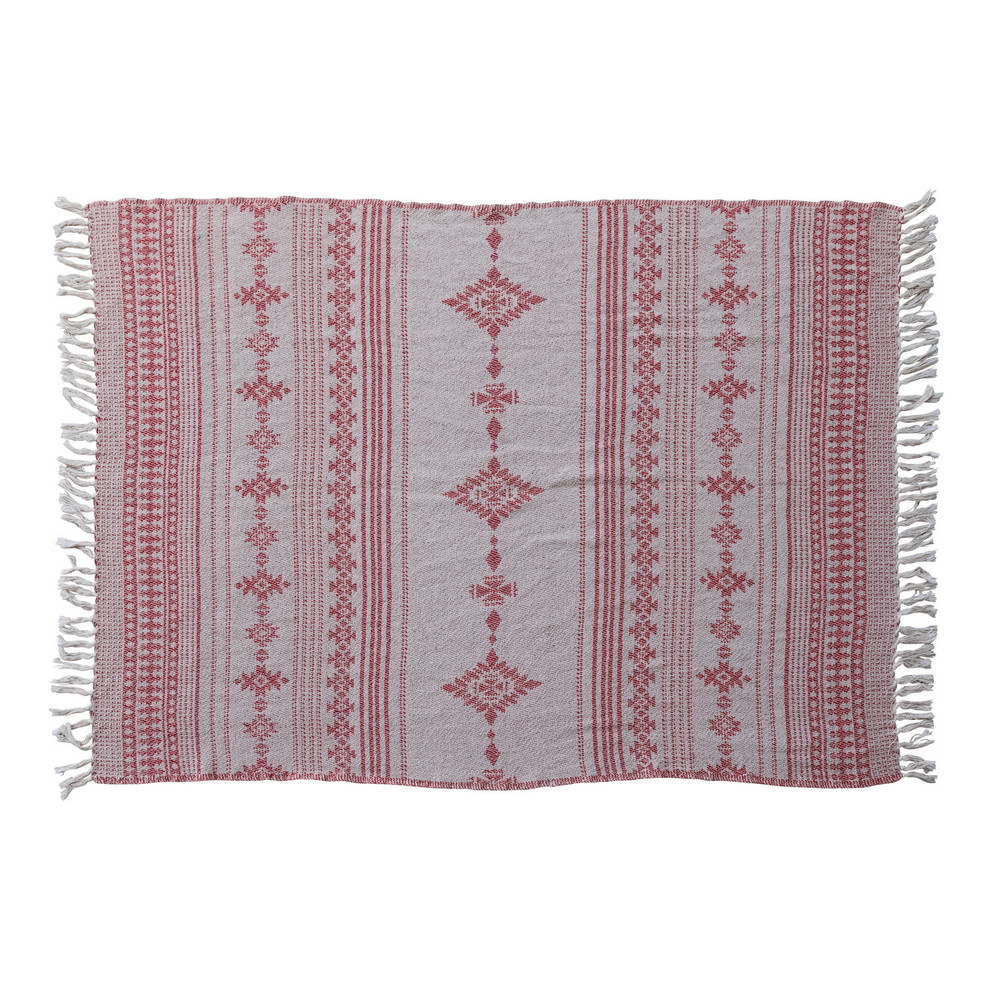 Red Fair Isle Sweater Throw Blanket | The Shops at Colonial Williamsburg