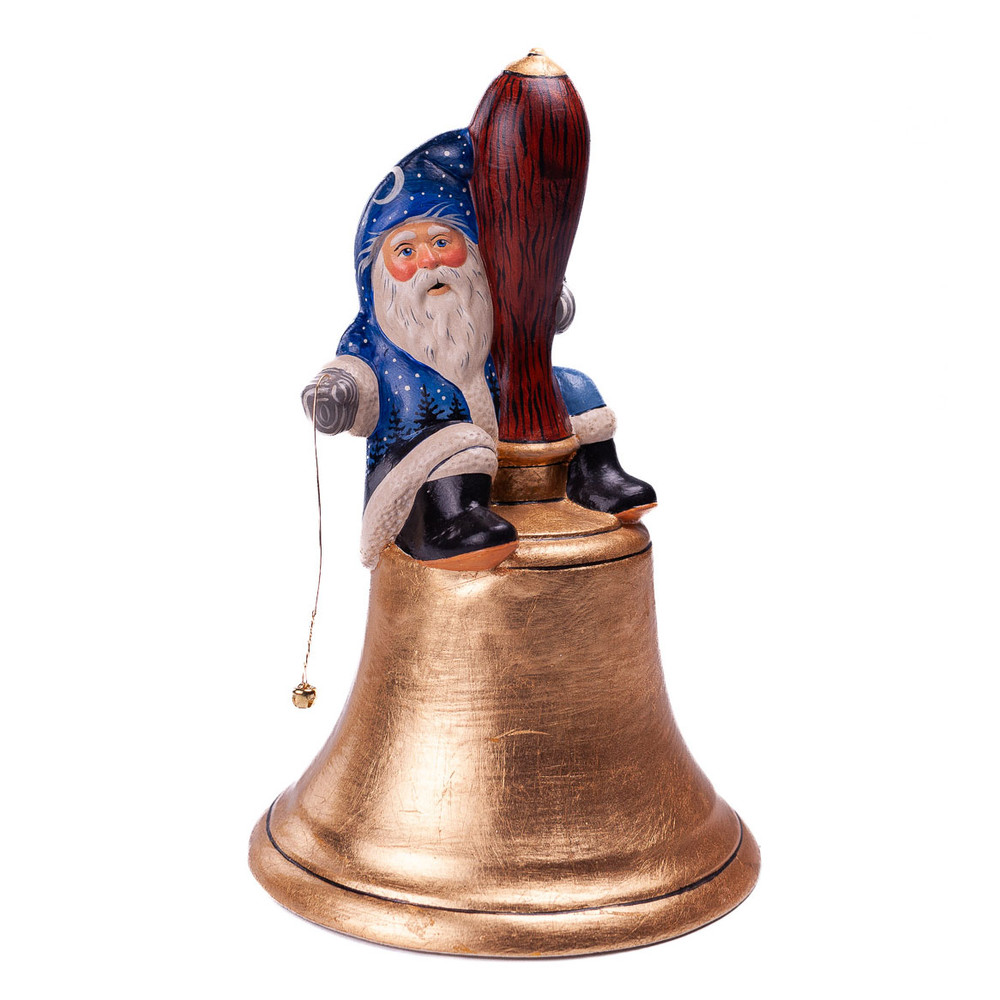 Vaillancourt Chalkware Liberty Bell Santa