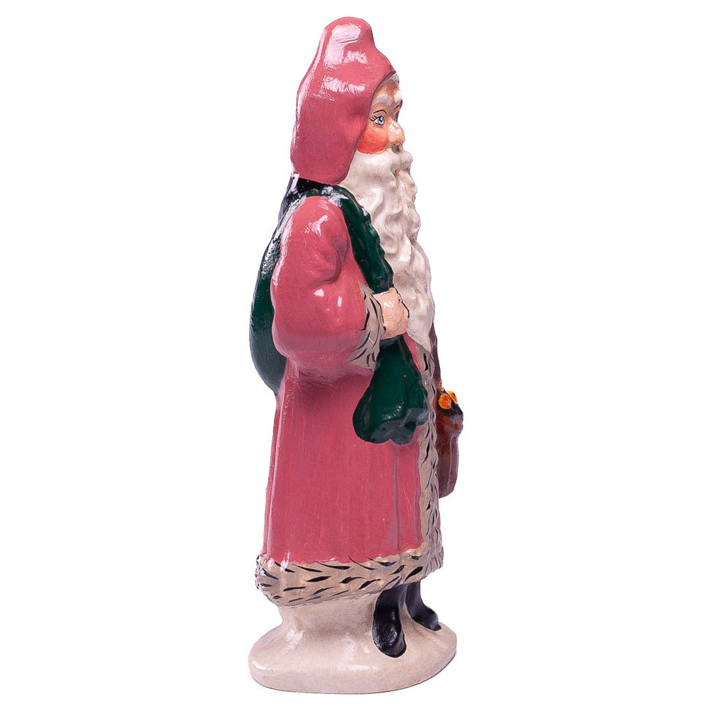 Vaillancourt Chalkware Father Christmas with Walnuts in Sack | The Shops at Colonial Williamsburg