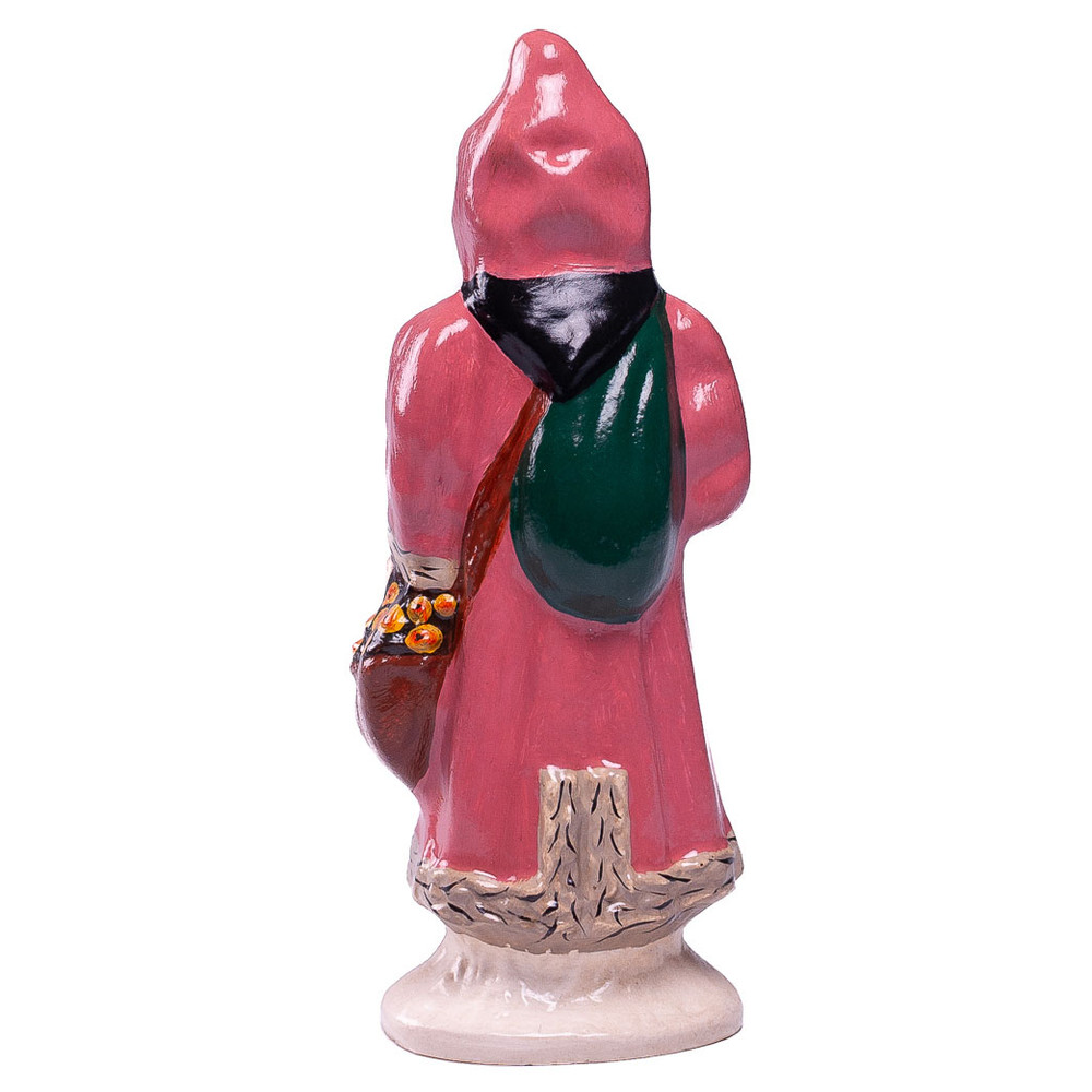 Vaillancourt Chalkware Father Christmas with Walnuts in Sack | The Shops at Colonial Williamsburg