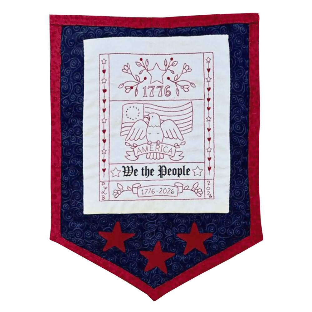 We the People Sampler Embroidery Kit | The Shops at Colonial Williamsburg