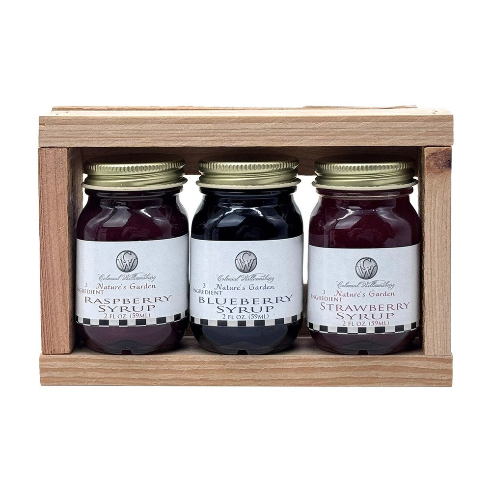 Colonial Williamsburg Mini Syrup Gift Crate | The Shops at Colonial Williamsburg