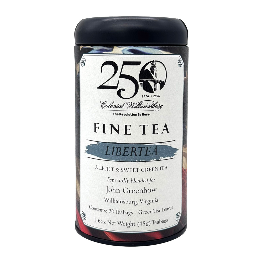 Colonial Williamsburg 250th Anniversary LIBERTEA Green Tea Colonial Williamsburg 250th Anniversary LIBERTEA Green Tea