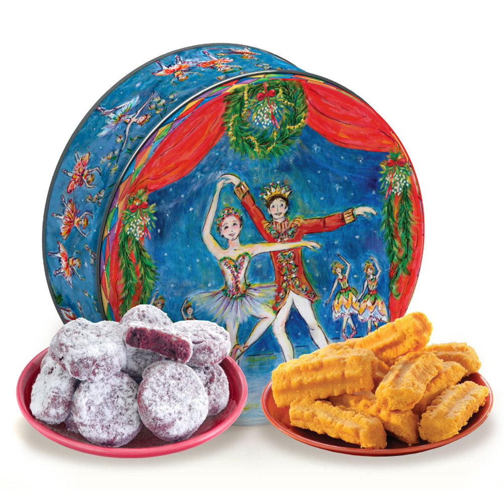 2025 Gail Pittman Holiday Tin by Mississippi Cheese Straw Factory | The Shops at Colonial Williamsburg