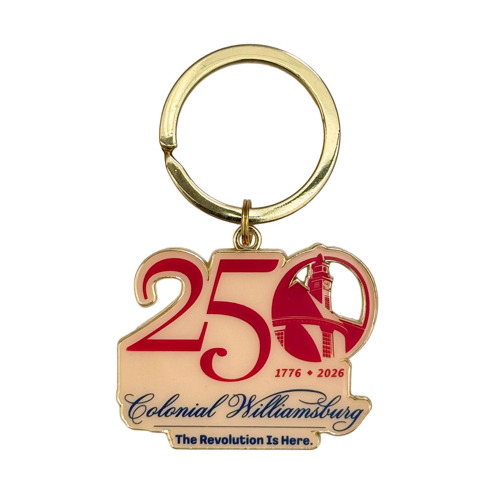 Colonial Williamsburg 250th Anniversary Collectible Keychain | The Shops at Colonial Williamsburg