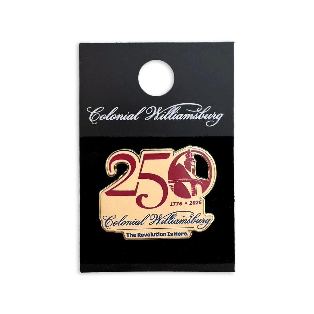 Colonial Williamsburg 250th Anniversary Collectible Pin | The Shops at Colonial Williamsburg