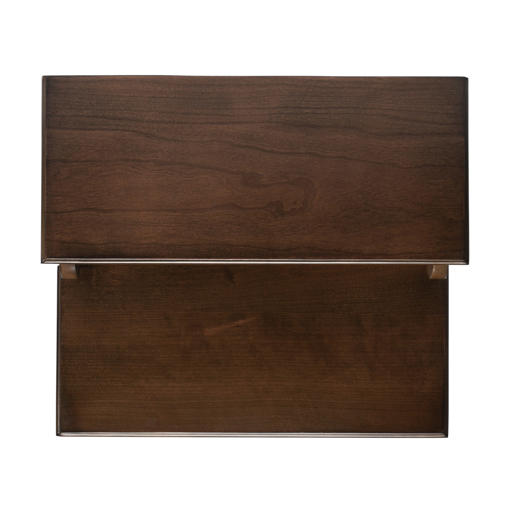 Melrose Brown Wood Step Stool
