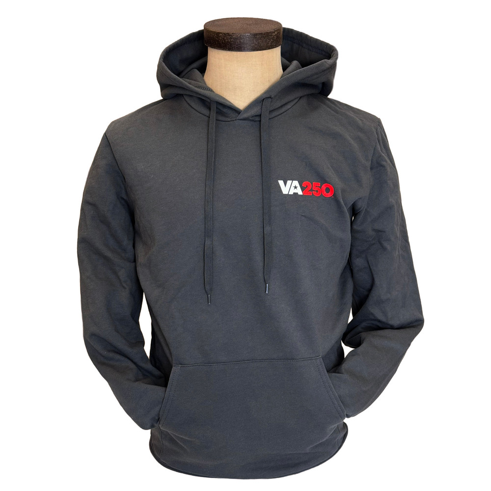 VA250 Historic Museums Collaboration Adult Grey Hoodie