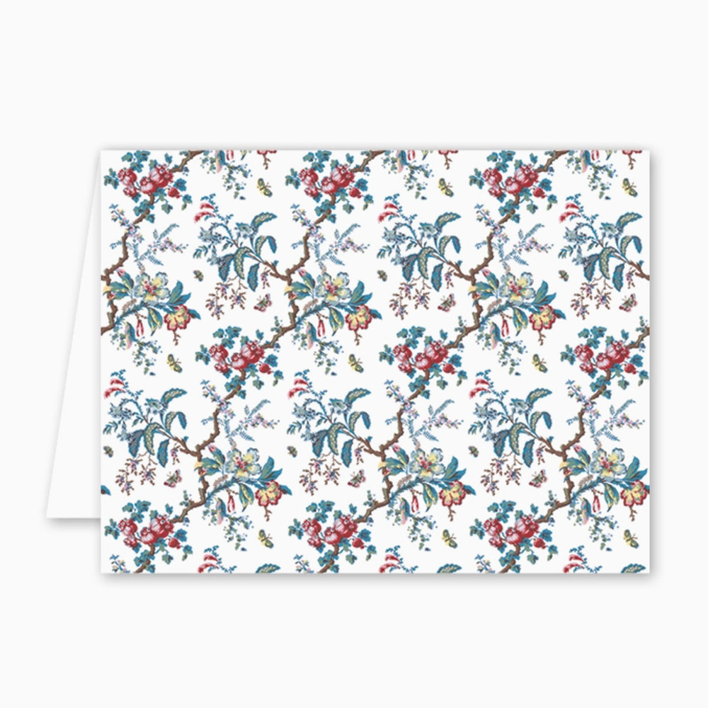 Williamsburg x Dogwood Hill Butterfly Chintz Notecards | The Shops at Colonial Williamsburg