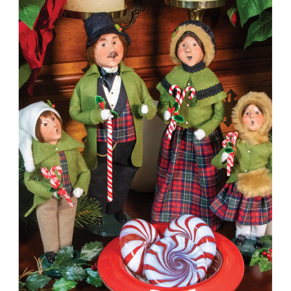 Byers' Choice Candy Cane Man Caroler | The Shops at Colonial Williamsburg