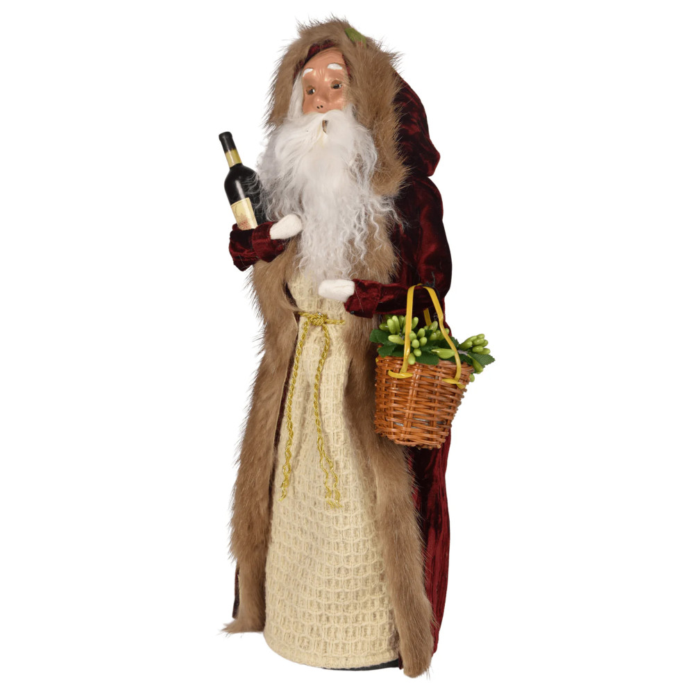 Byers' Choice Wine Santa Caroler | The Shops at Colonial Williamsburg