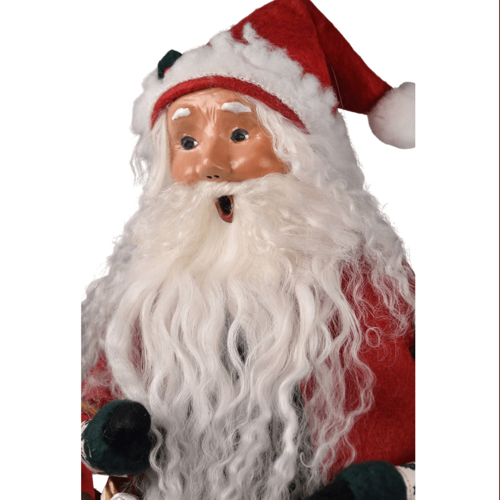 Byers' Choice Holly Jolly Santa Caroler | The Shops at Colonial Williamsburg