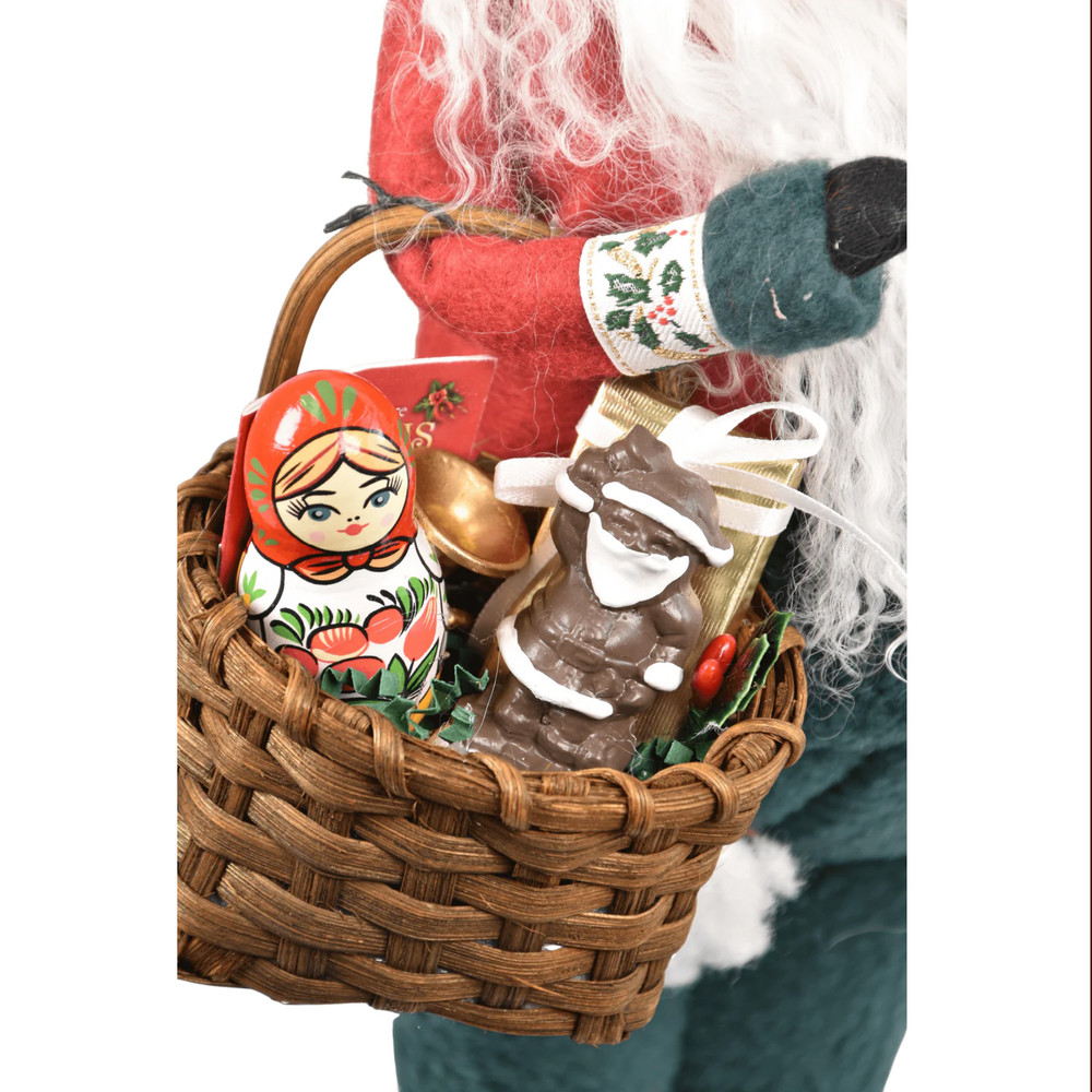 Byers' Choice Holly Jolly Santa Caroler | The Shops at Colonial Williamsburg