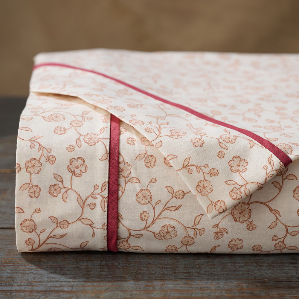 WILLIAMSBURG x Red Land Cotton Archival Vine Mocha Sheet Set