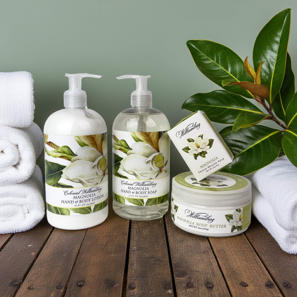 Colonial Williamsburg Magnolia Bath & Beauty Gift Box | The Shops at Colonial Williamsburg