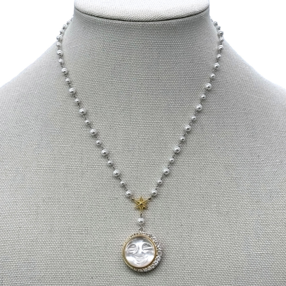 "Moon Phase" Moonstone Necklace | The Shops at Colonial Williamsburg