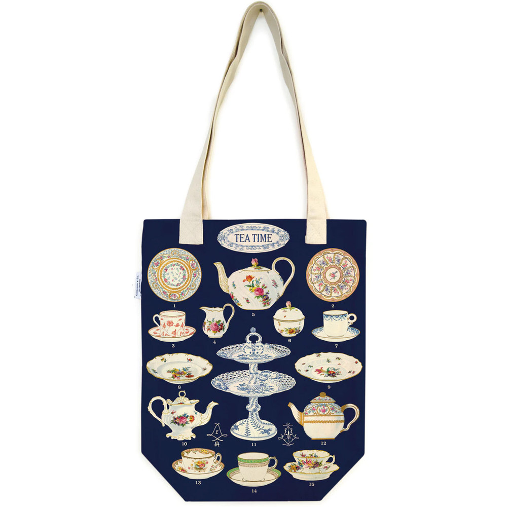 Tea Time Canvas Tote Bag | The Shops at Colonial Williamsburg