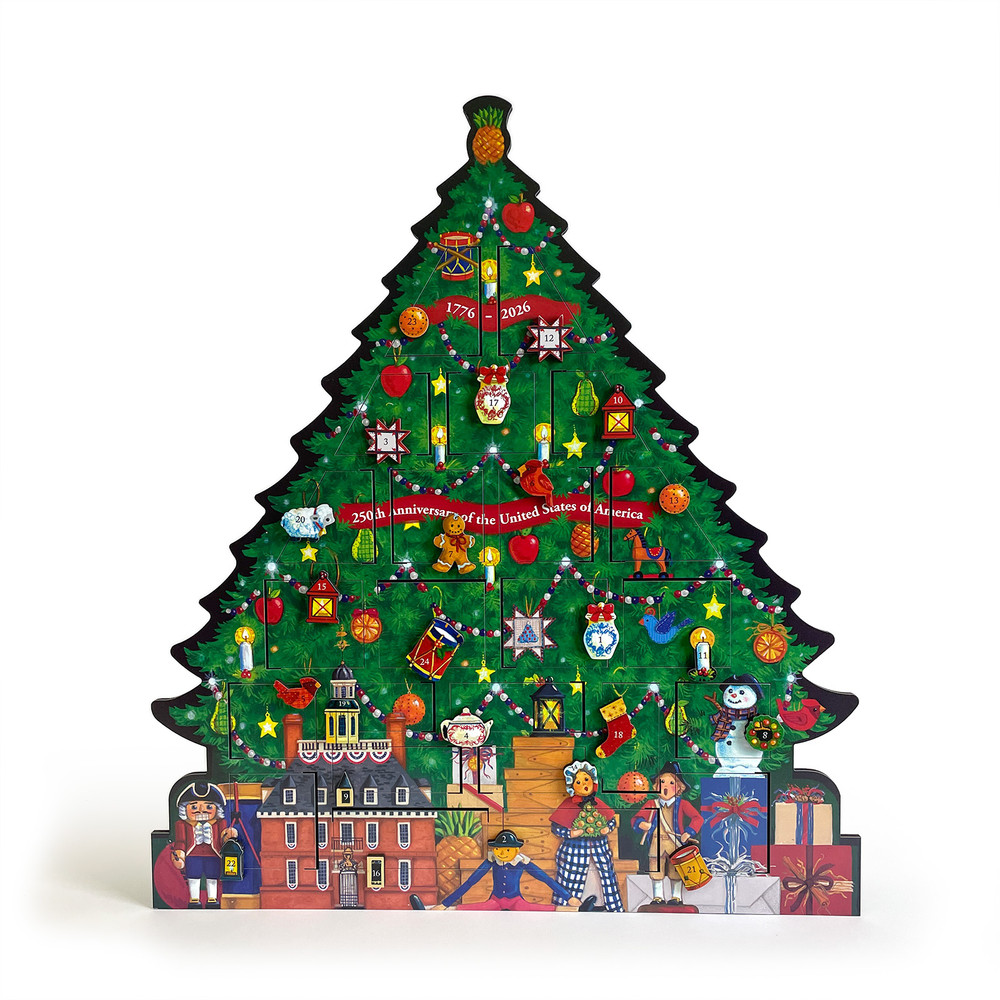 Colonial Williamsburg 250th Anniversary Advent Calendar by Byers' Choice | The Shops at Colonial Williamsburg