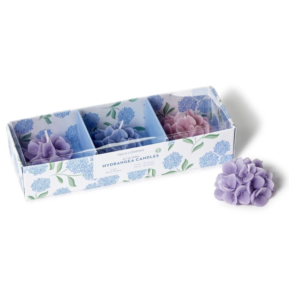 Hydrangea Blooms Scented Candles Gift Box | The Shops at Colonial Williamsburg