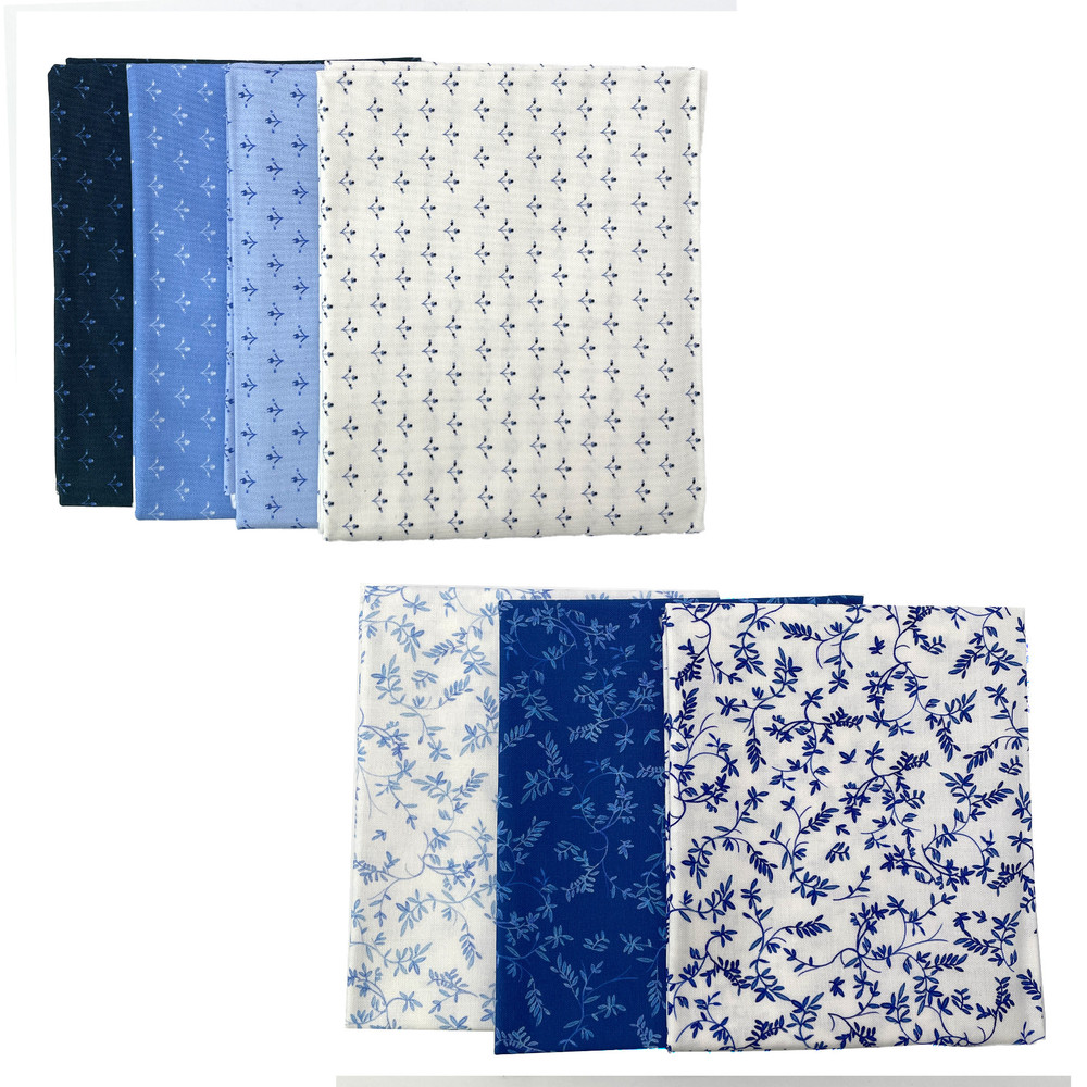 China Blue Fat Quarter Bundle by Windham Fabrics | The Shops at Colonial Williamsburg