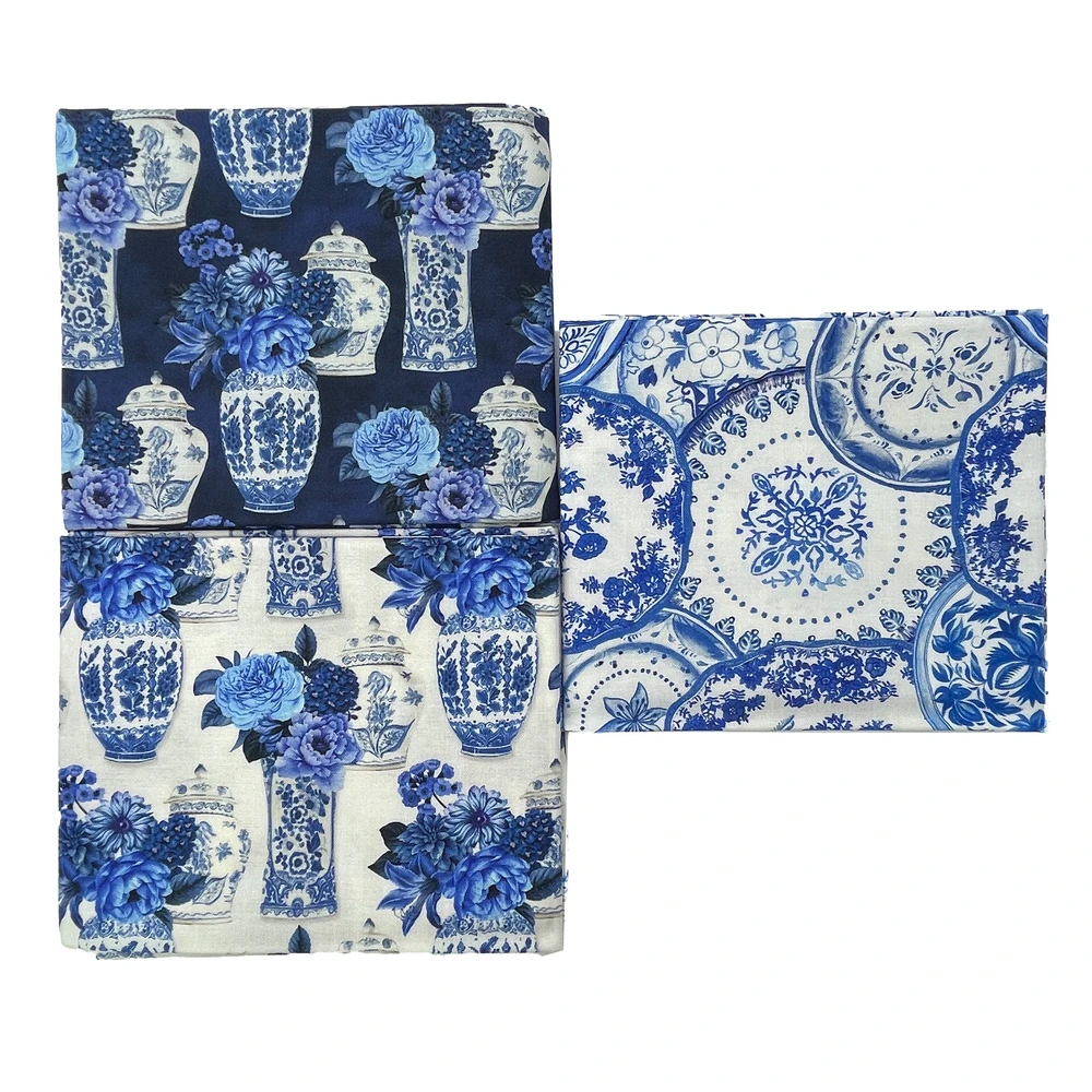 China Blue Fat Quarter Bundle by Windham Fabrics | The Shops at Colonial Williamsburg