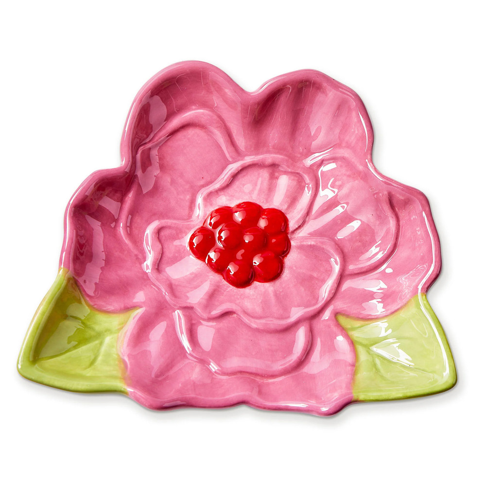   BLOOM COLLECTION ステンレストレイ Pink Flower Blossom Spoon Rest