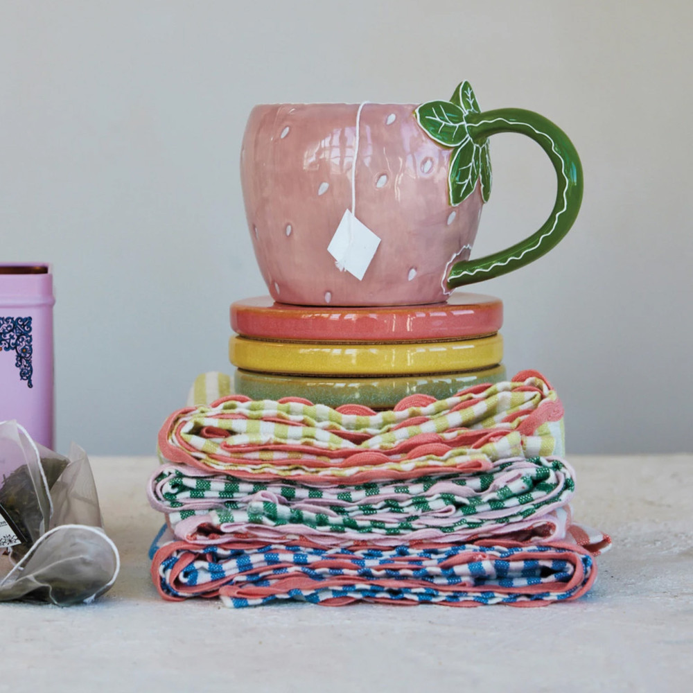 Pink Strawberry Mug | The Shops at Colonial Williamsburg
