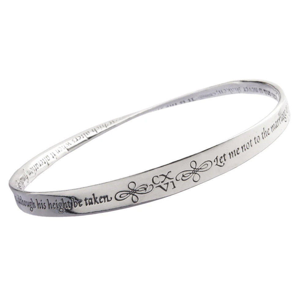 Shakespeare Sonnet 116 Sterling Silver Bracelet