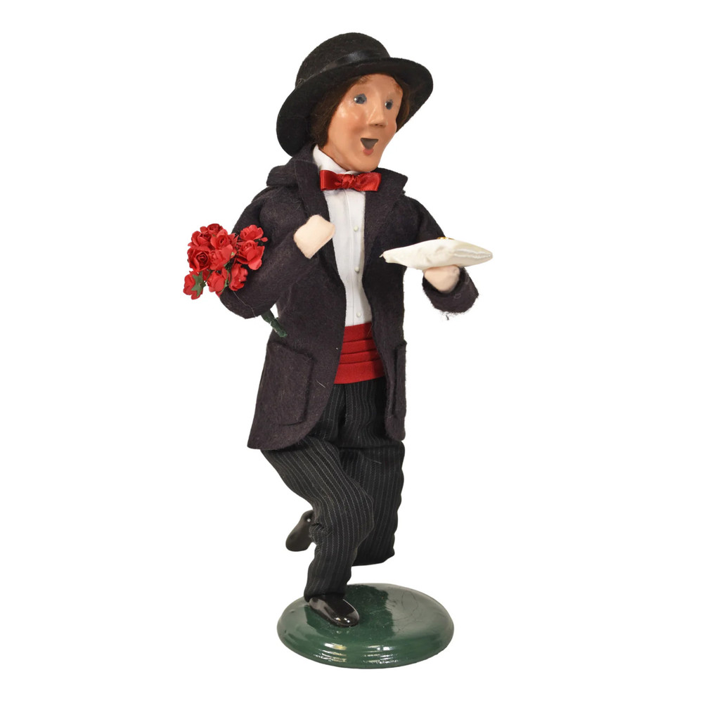 Byers' Choice Valentine Proposal Man Caroler | The Shops at Colonial Williamsburg