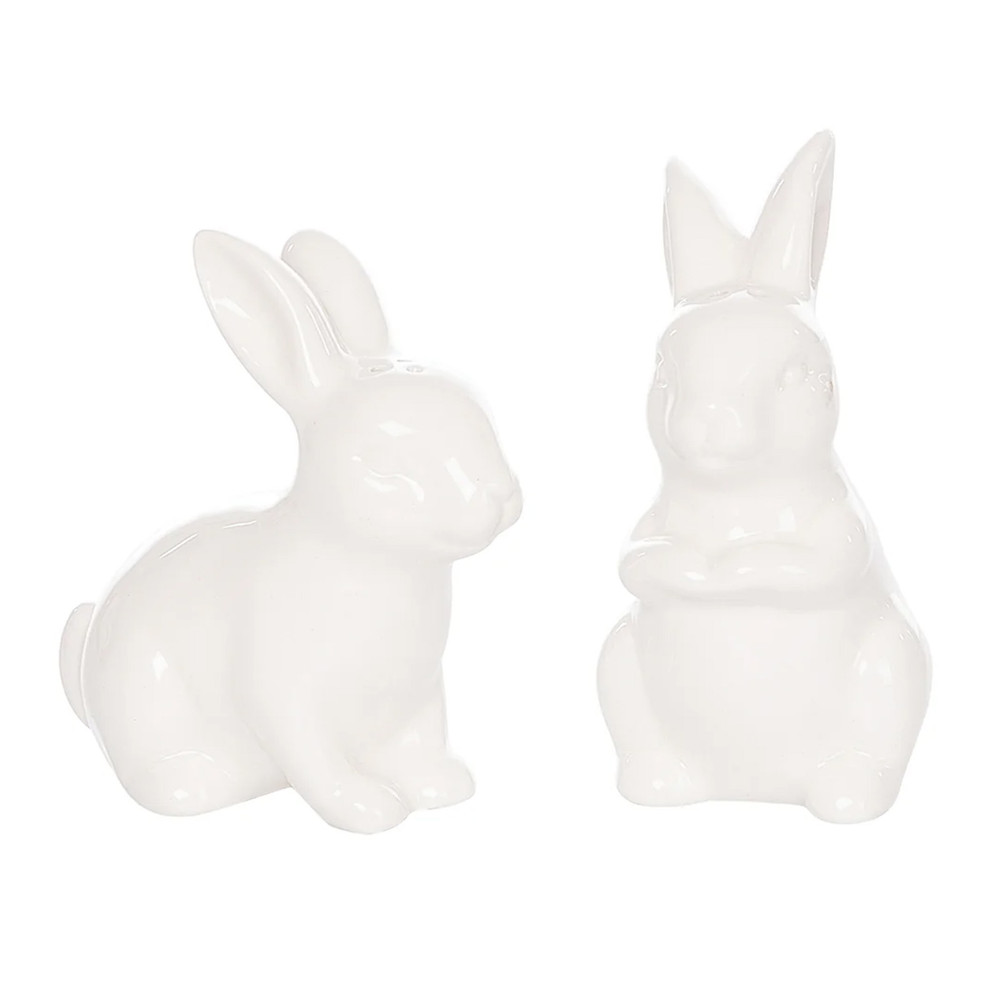 White Bunnies Salt & Pepper Set | The Shops at Colonial Williamsburg