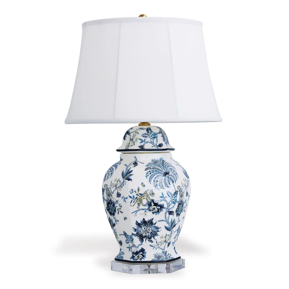WILLIAMSBURG Braganza Blue Hexagonal Lamp by Port 68