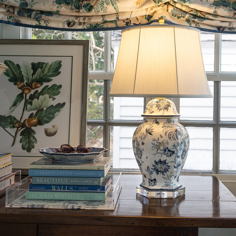 WILLIAMSBURG Braganza Green Hexagonal Lamp by Port 68