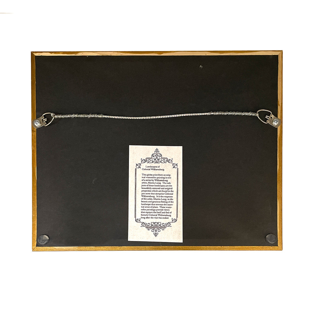 Bassett Hall by Marcia Long Framed Giclee Art Print | The Shops at Colonial Williamsburg