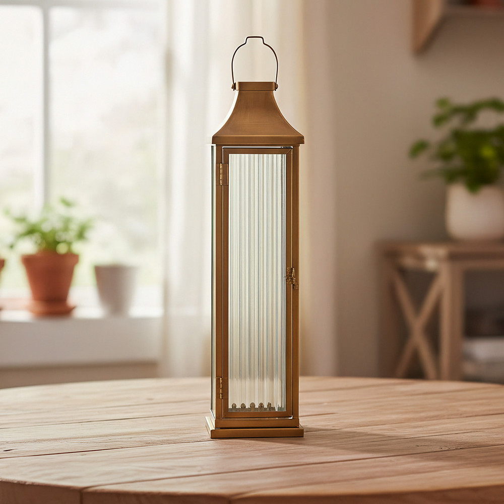 Hanging Candlestick Lantern 16.75