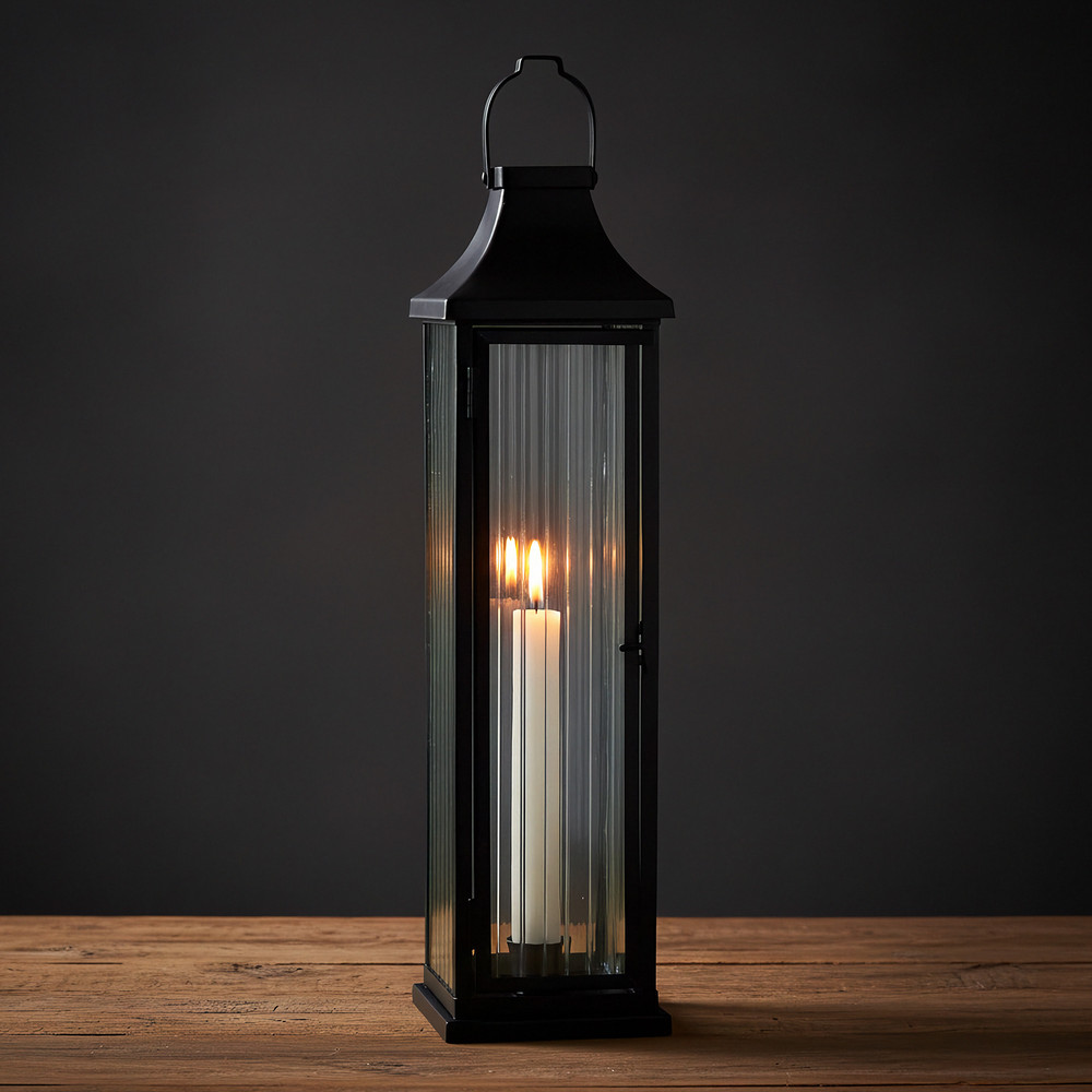 Hanging Candlestick Lantern 16.75