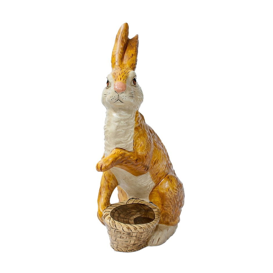 Vaillancourt Chalkware Rabbit with Paw Out | The Shops at Colonial Williamsburg