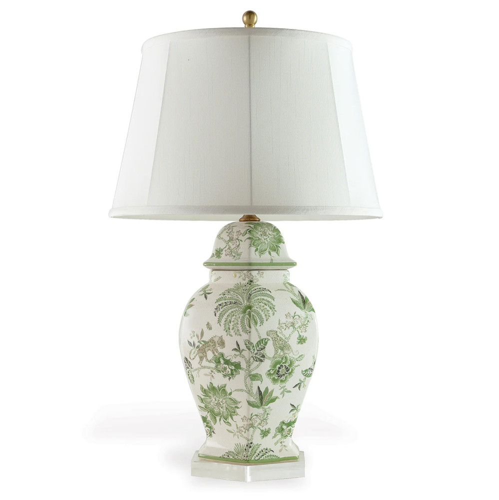 WILLIAMSBURG Braganza Green Hexagonal Lamp by Port 68